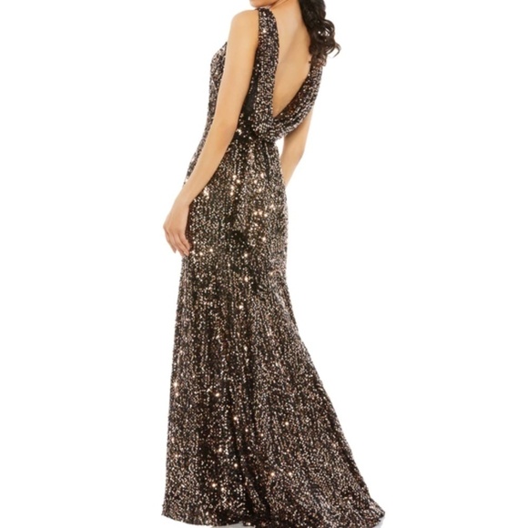 MAC DUGGAL Formal Prom Wedding Guest Cocktail Party Long Gown • size 2 NWT - Picture 1 of 3